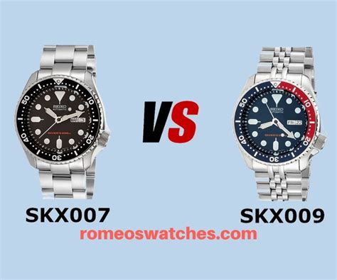 seiko skx009 vs skx007